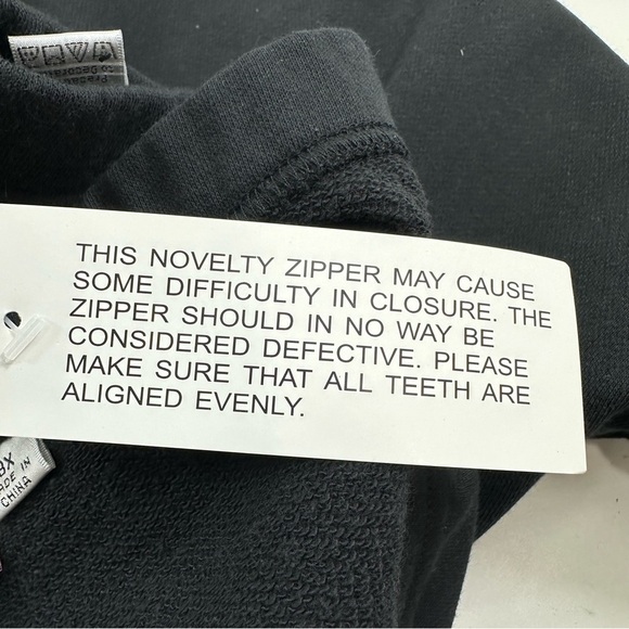 NWT Quacker Factory Black Crop Sweatpants Women’s 3X Rhinestone French Terry - Picture 6 of 11